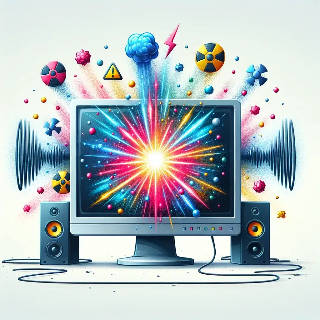 What radiation is emitted by CRTs?